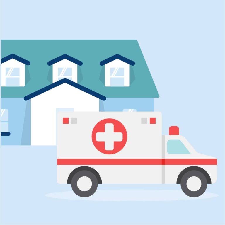 House and ambulance