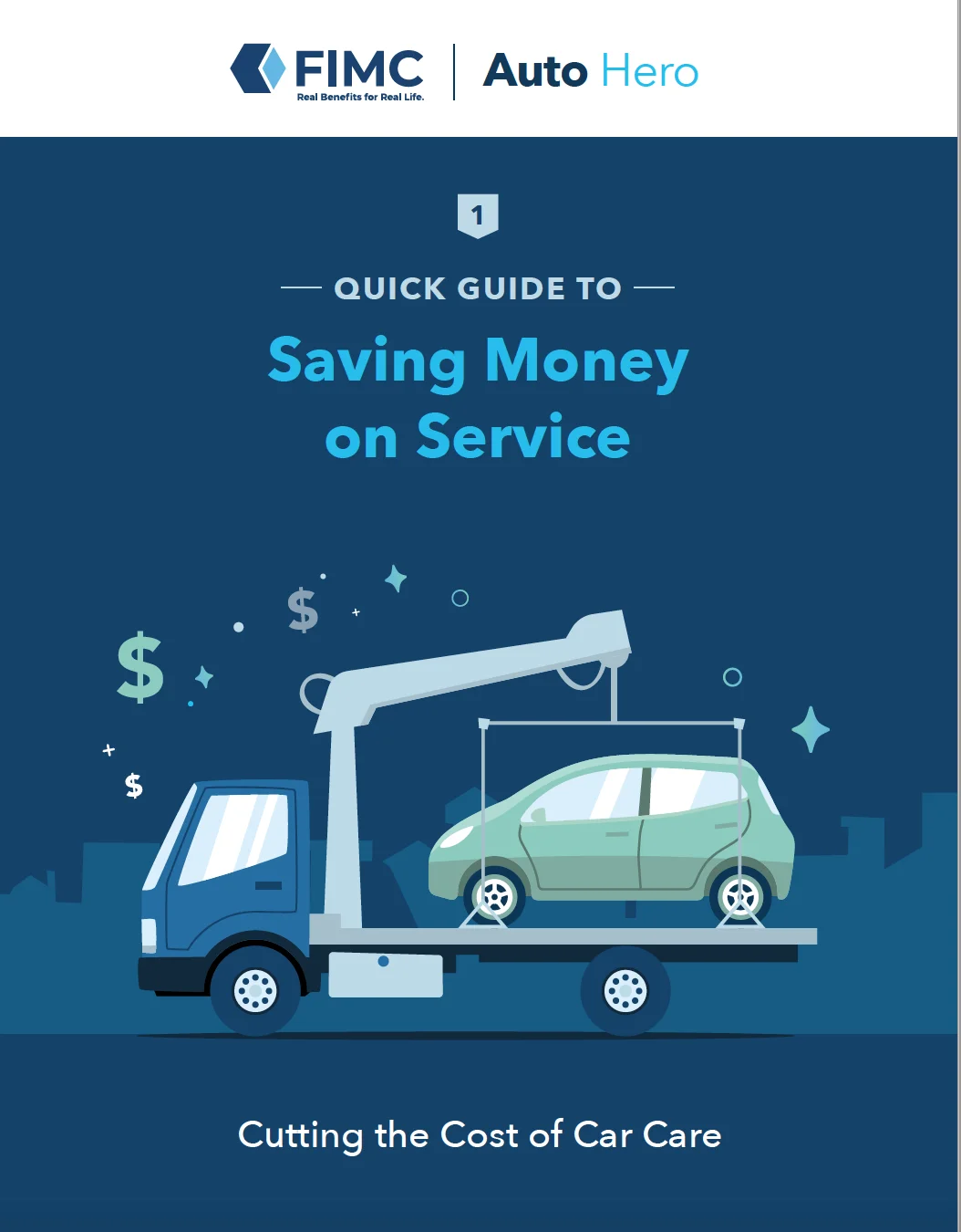Infographic of car on toe truck